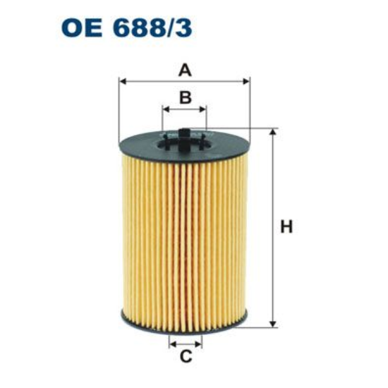 FILTRON OE 688/3 YAĞ FİLTRESİ