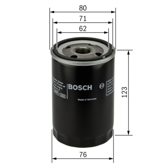 BOSCH 0451103314 YAĞ FİLTRESİ